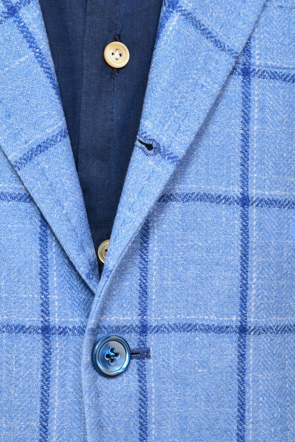 Sartorio Windowpane Virgin Wool-Silk Sport Jacket