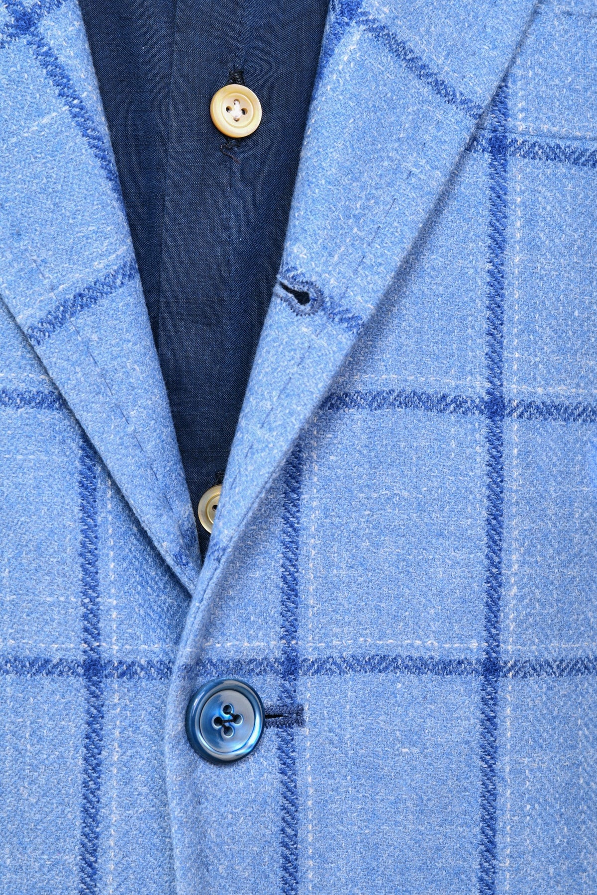 Sartorio Windowpane Virgin Wool-Silk Sport Jacket