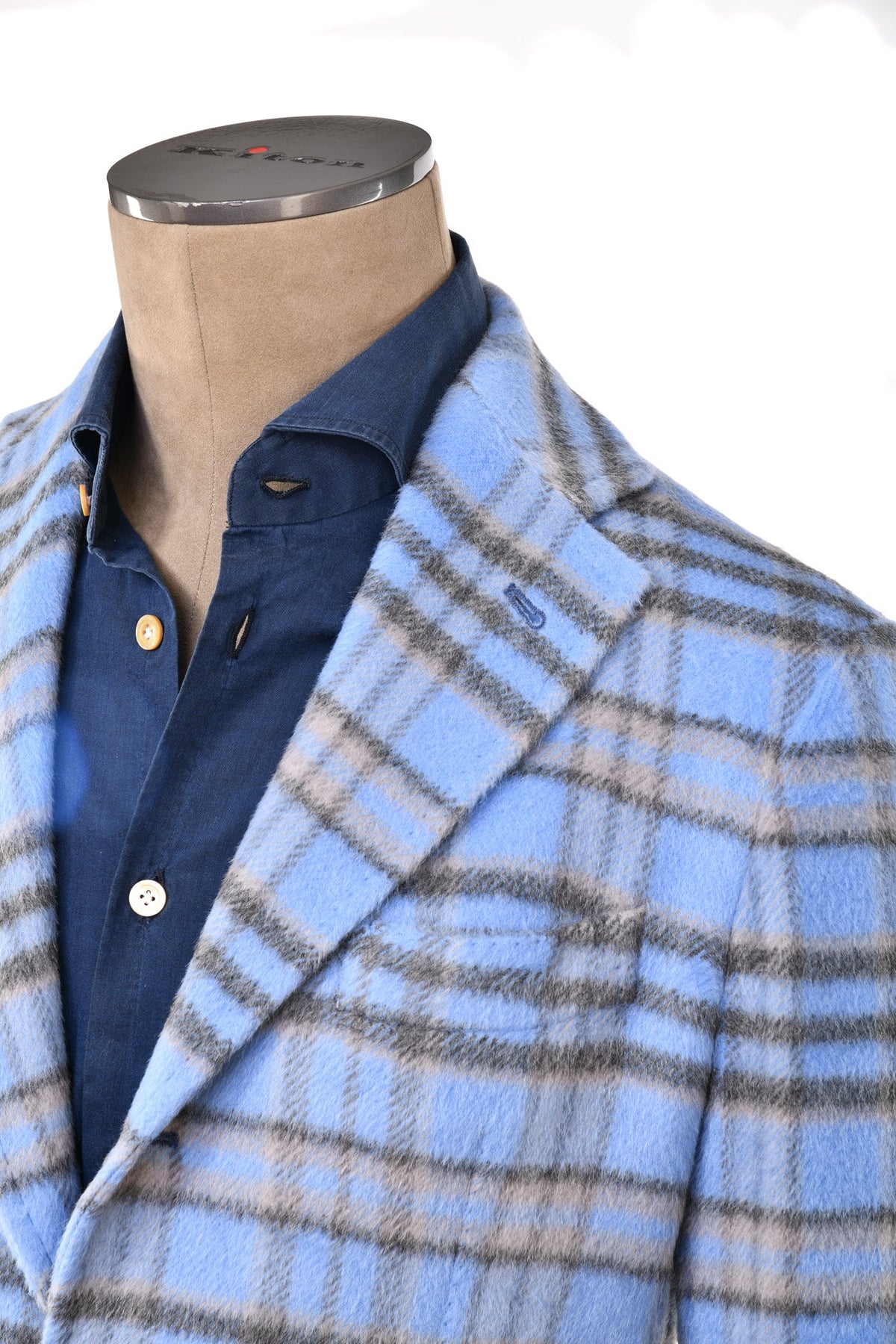 Sartorio Plaid Alpaca-Wool Sport Jacket