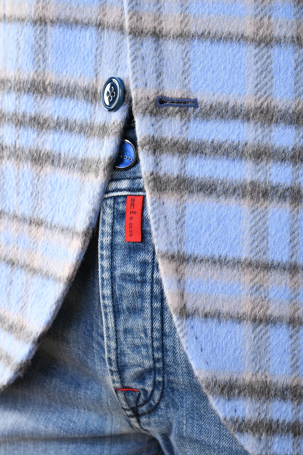 Sartorio Plaid Alpaca-Wool Sport Jacket