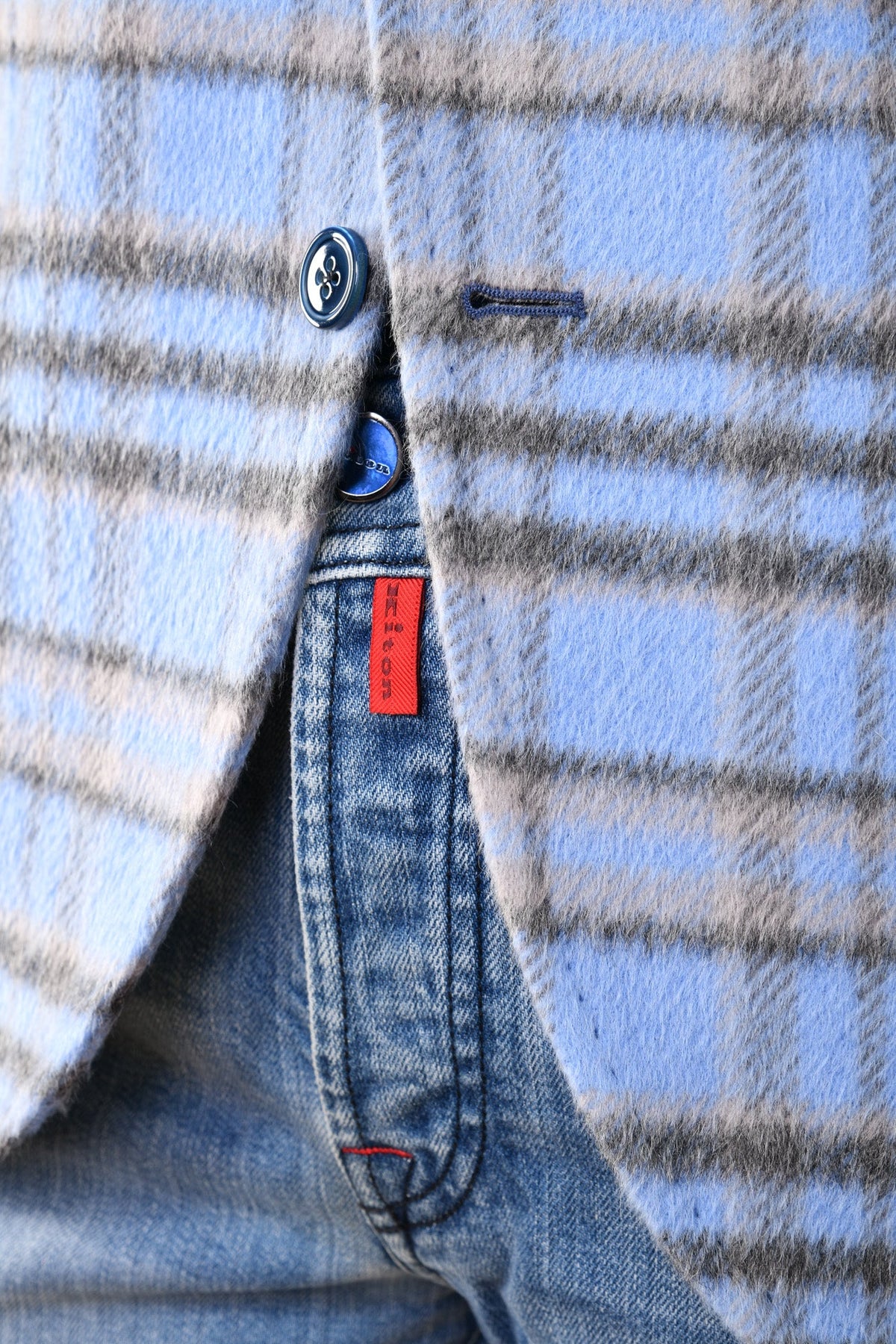 Sartorio Plaid Alpaca-Wool Sport Jacket
