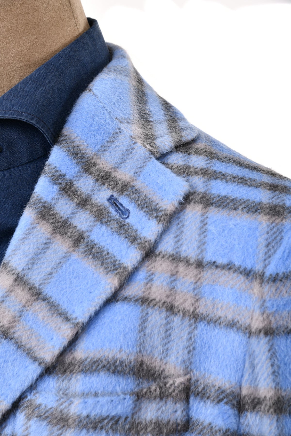 Sartorio Plaid Alpaca-Wool Sport Jacket