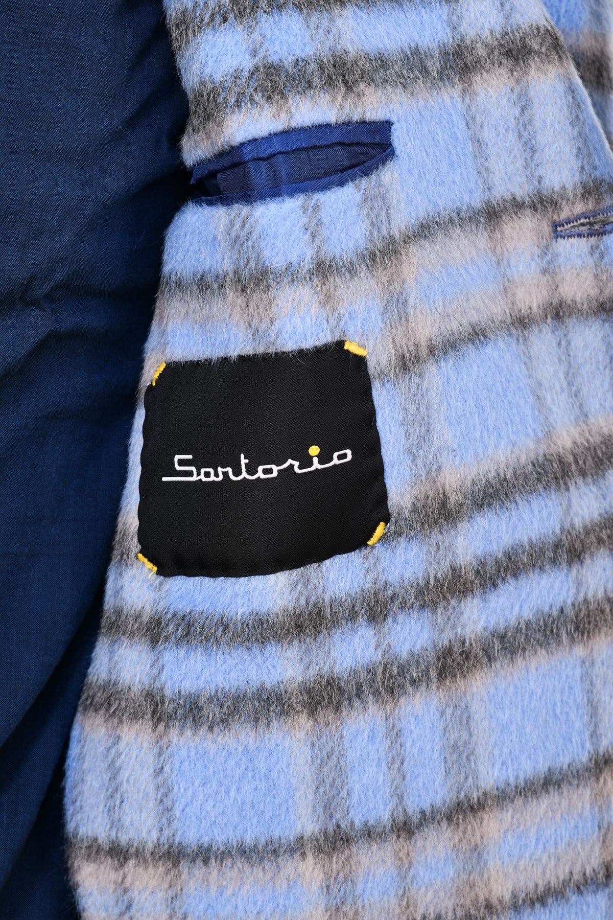 Sartorio Plaid Alpaca-Wool Sport Jacket