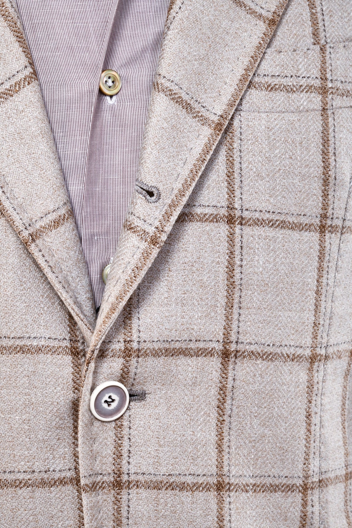 Sartorio Windowpane Virgin Wool-Silk Sport Jacket