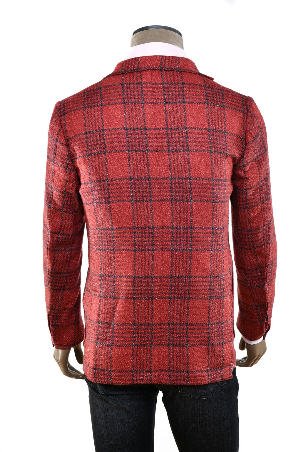 Sartorio Checked Virgin Wool-Silk Sport Jacket