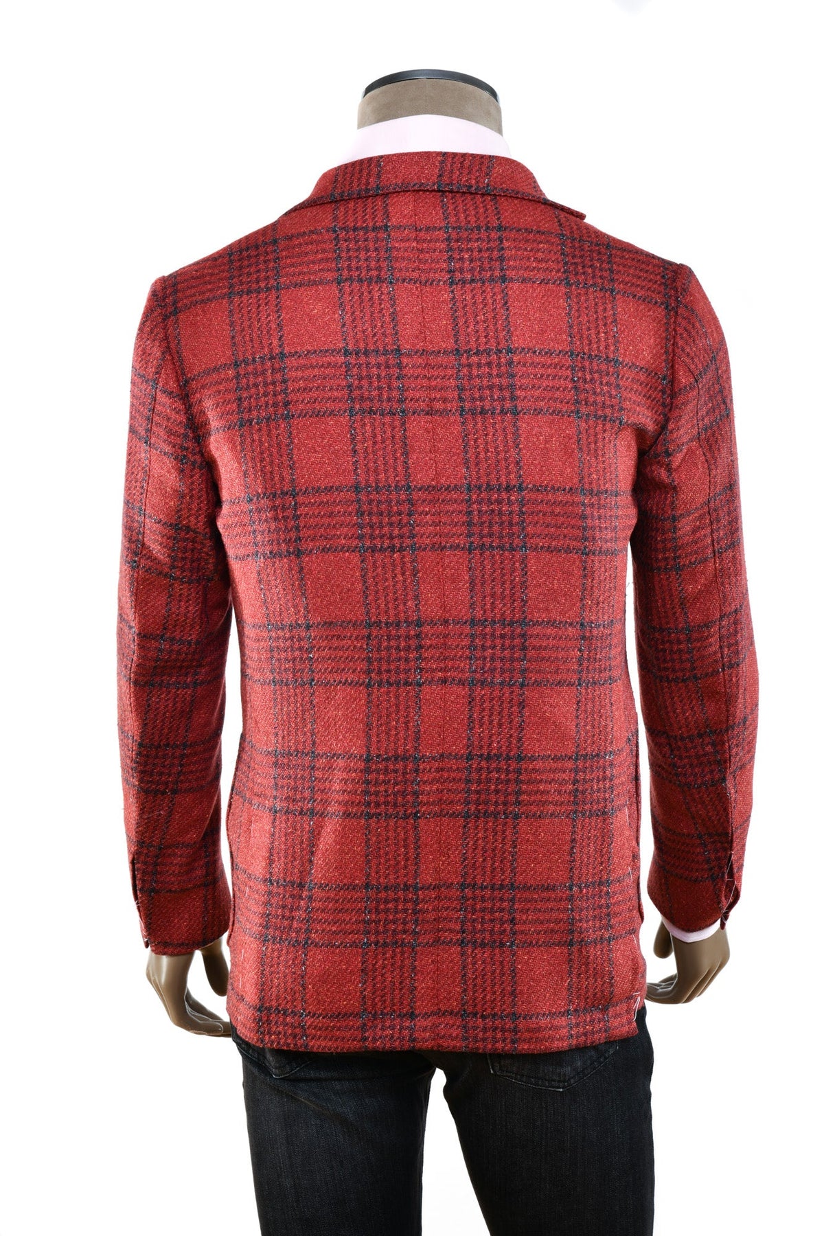 Sartorio Checked Virgin Wool-Silk Sport Jacket