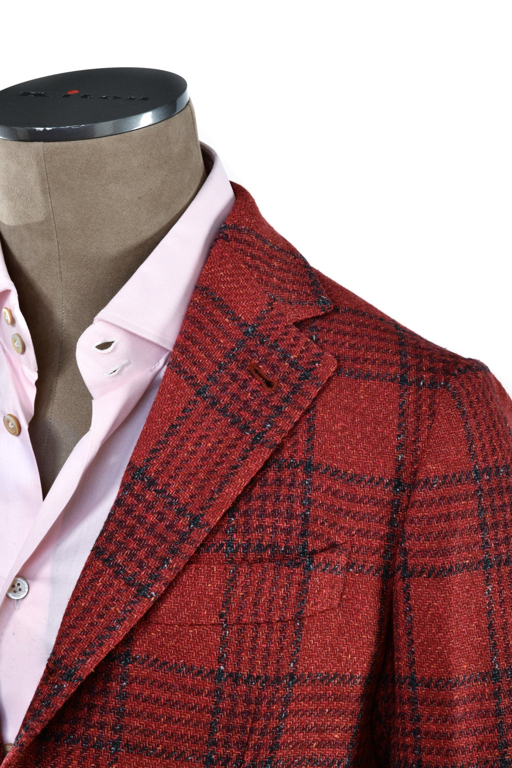 Sartorio Checked Virgin Wool-Silk Sport Jacket