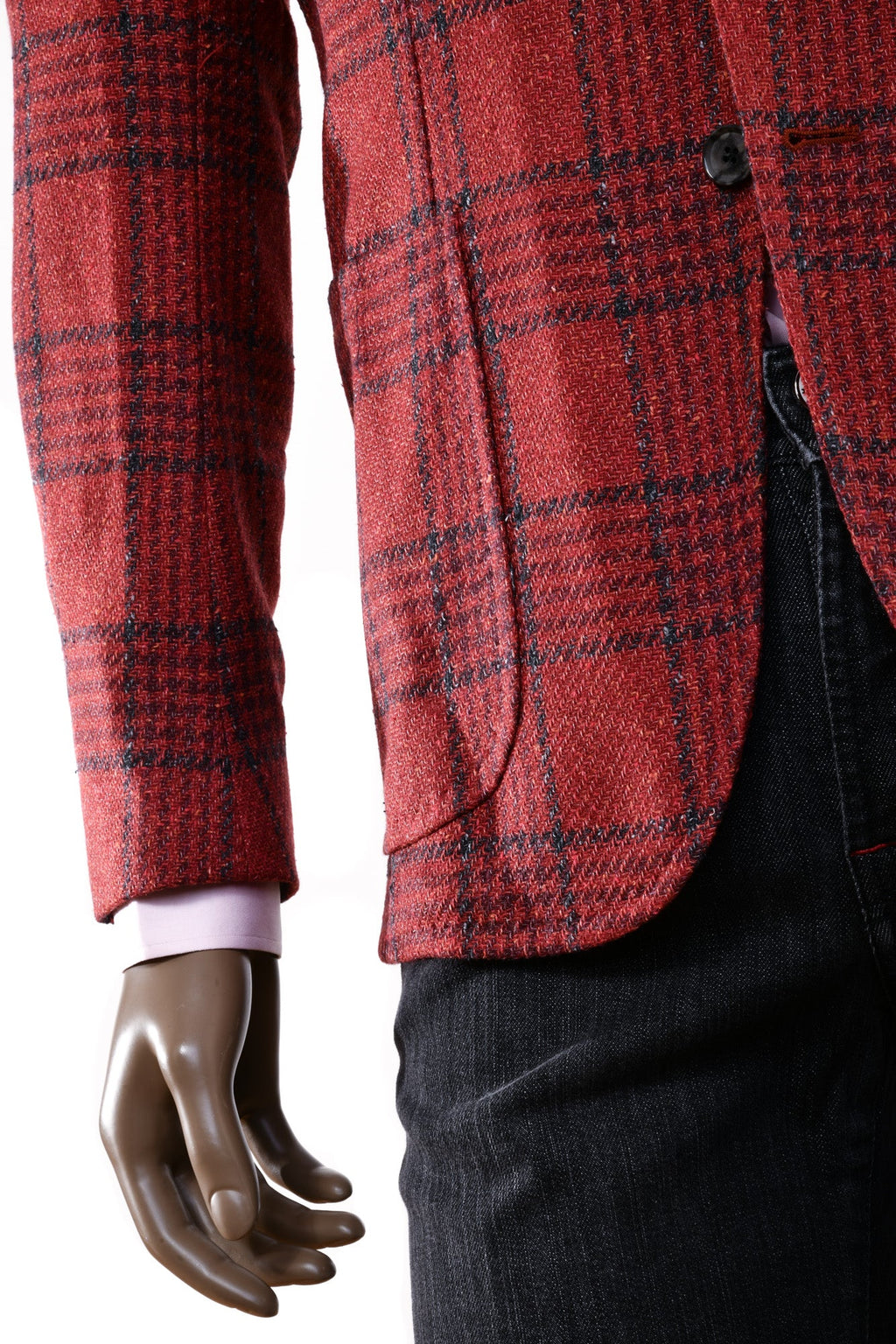 Sartorio Checked Virgin Wool-Silk Sport Jacket