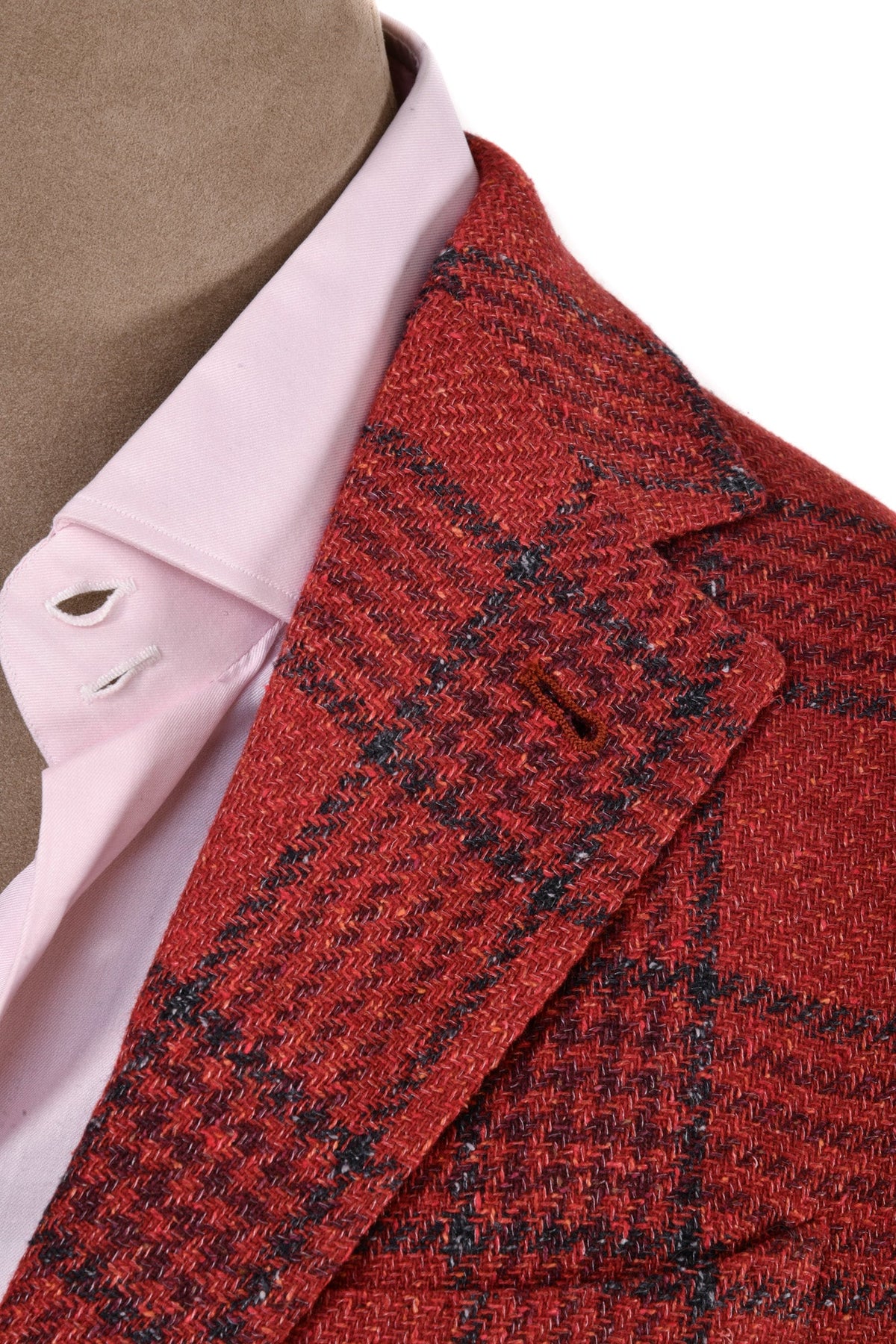 Sartorio Checked Virgin Wool-Silk Sport Jacket