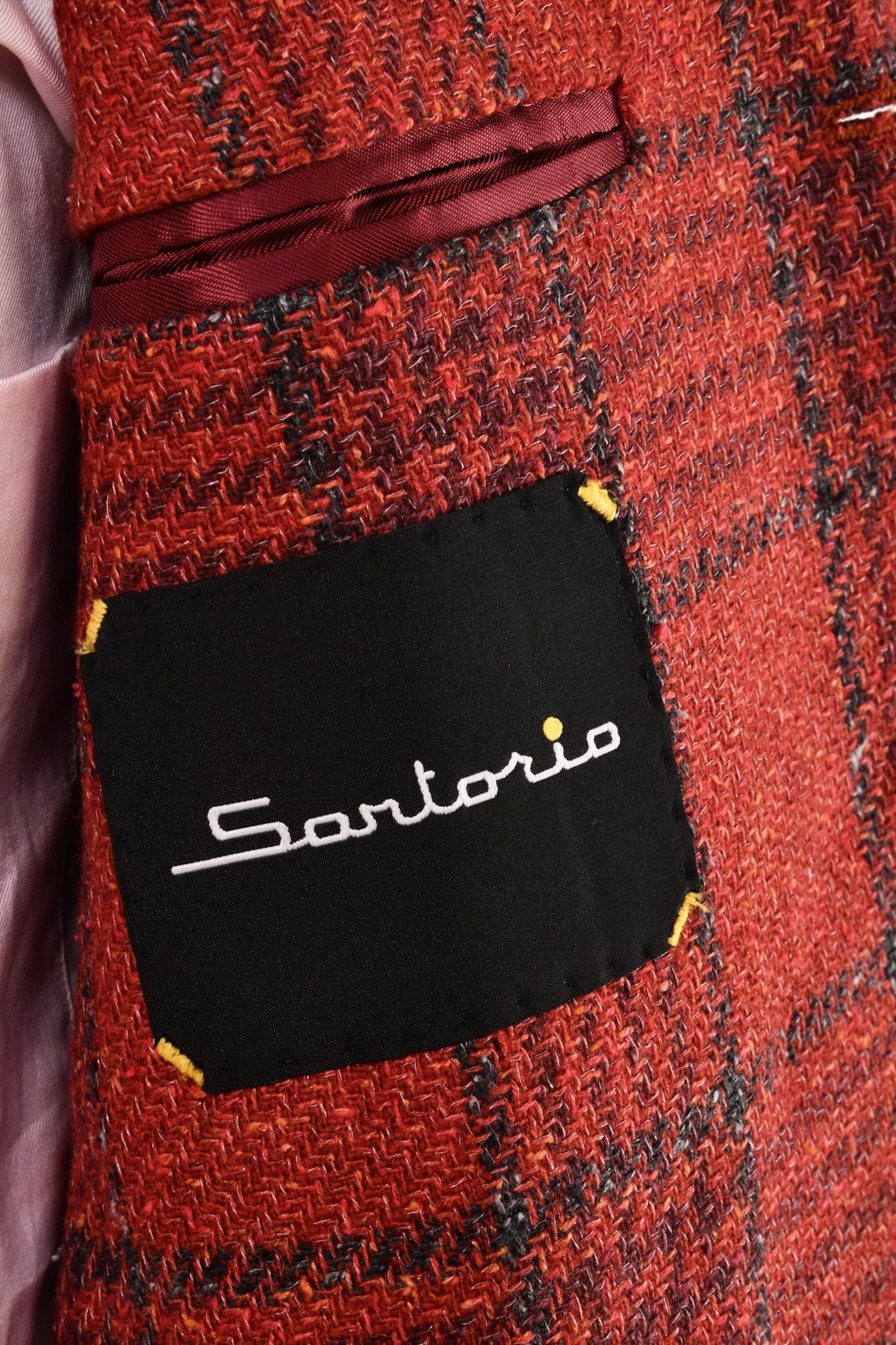 Sartorio Checked Virgin Wool-Silk Sport Jacket