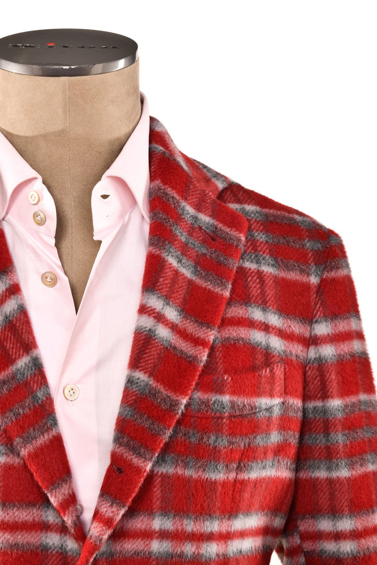 Sartorio Plaid Alpaca-Wool Sport Jacket