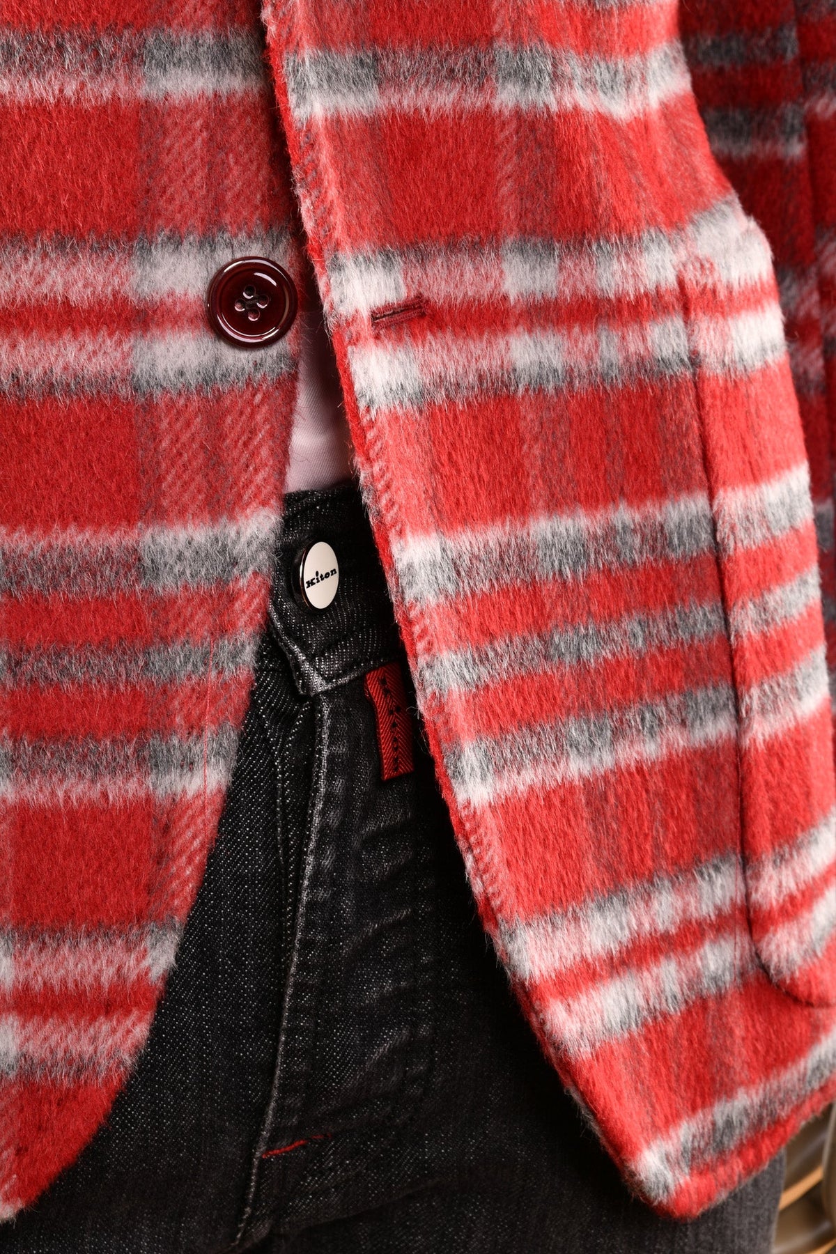 Sartorio Plaid Alpaca-Wool Sport Jacket