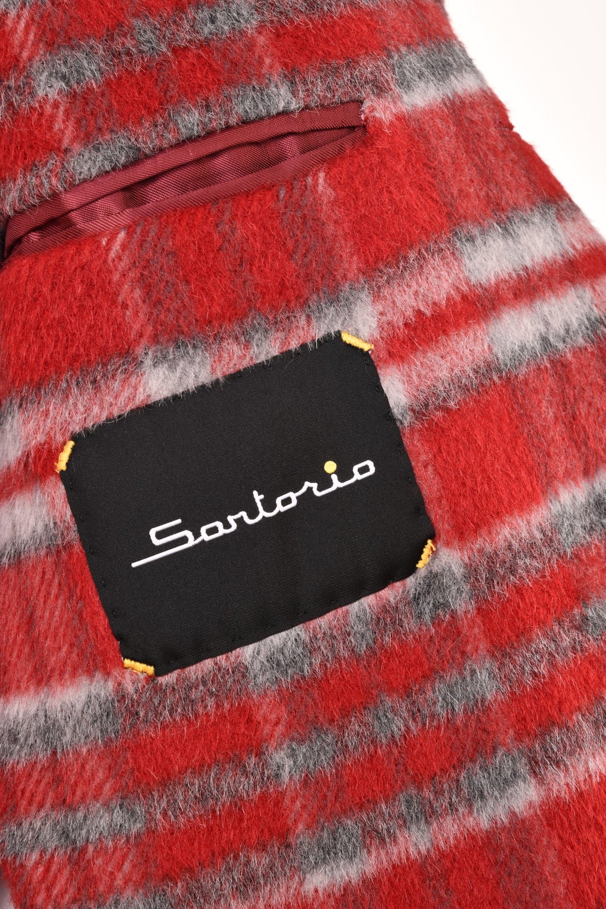 Sartorio Plaid Alpaca-Wool Sport Jacket