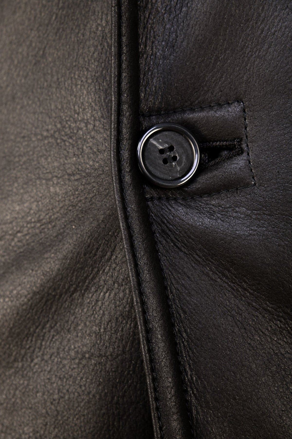 Hettabretz Leather Shearling Overcoat
