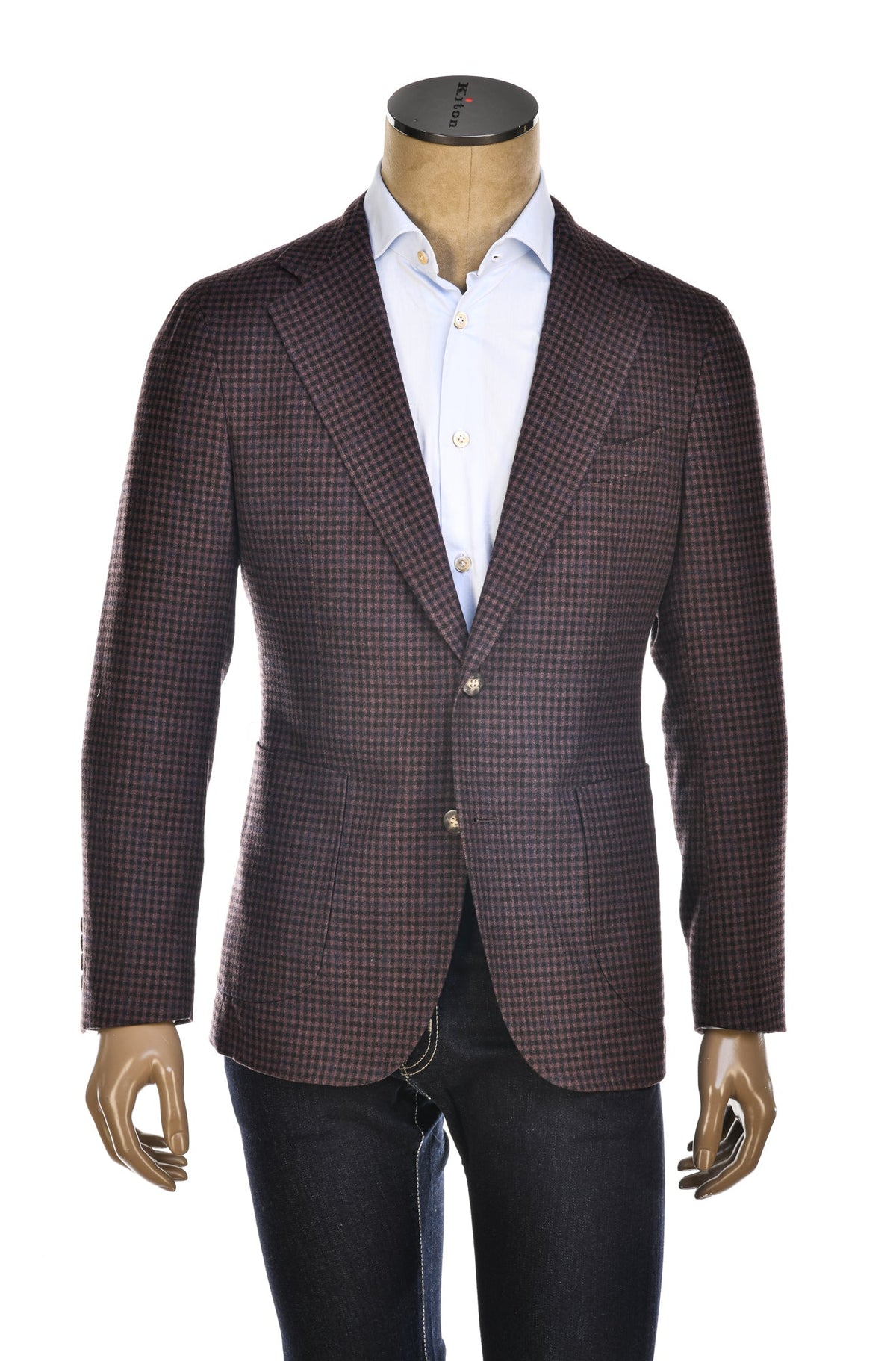 Fiore Di Napoli Checked Wool-Cashmere Sport Jacket
