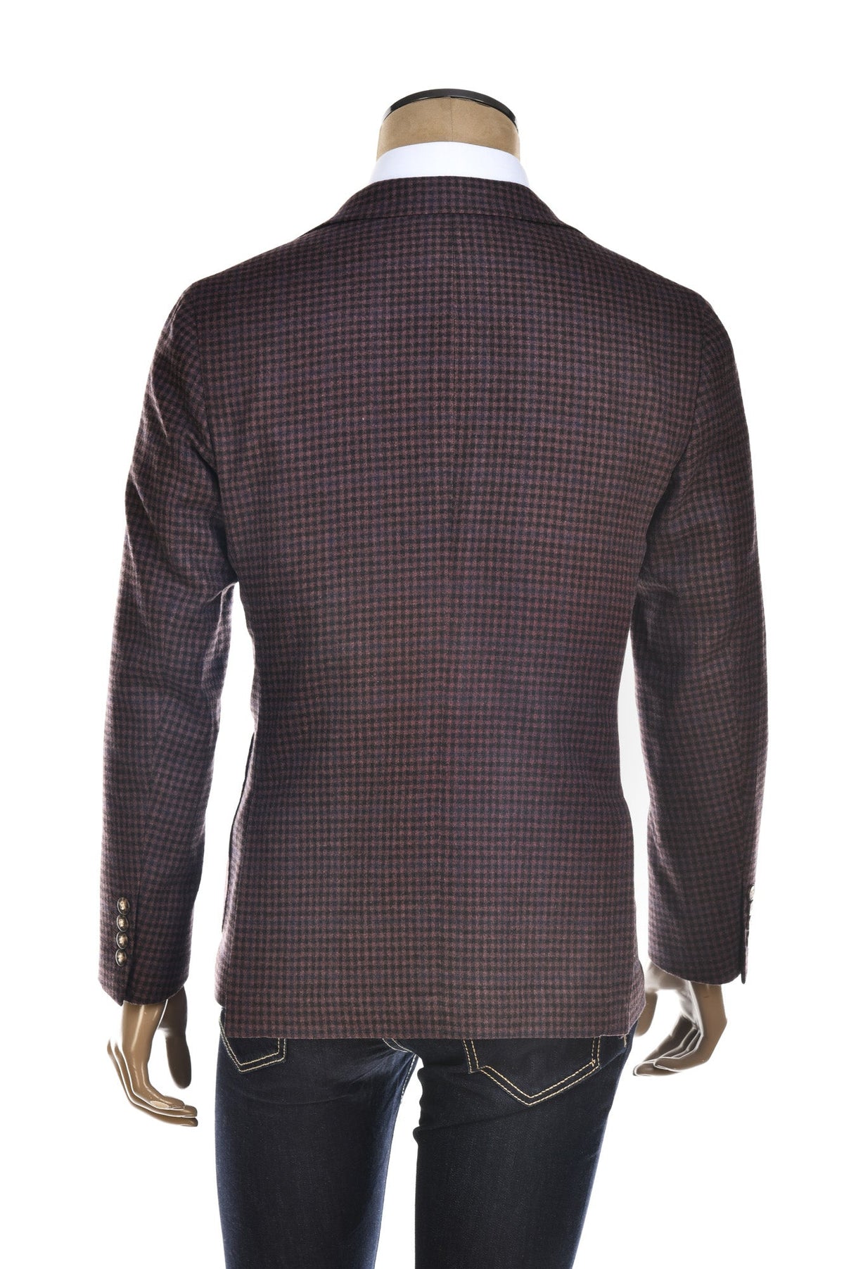 Fiore Di Napoli Checked Wool-Cashmere Sport Jacket
