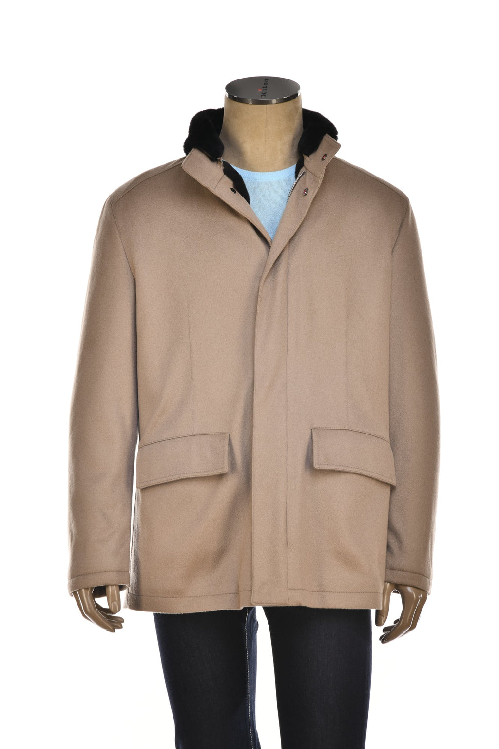 Kired Salta Cashmere/ Beaver Fur Overcoat
