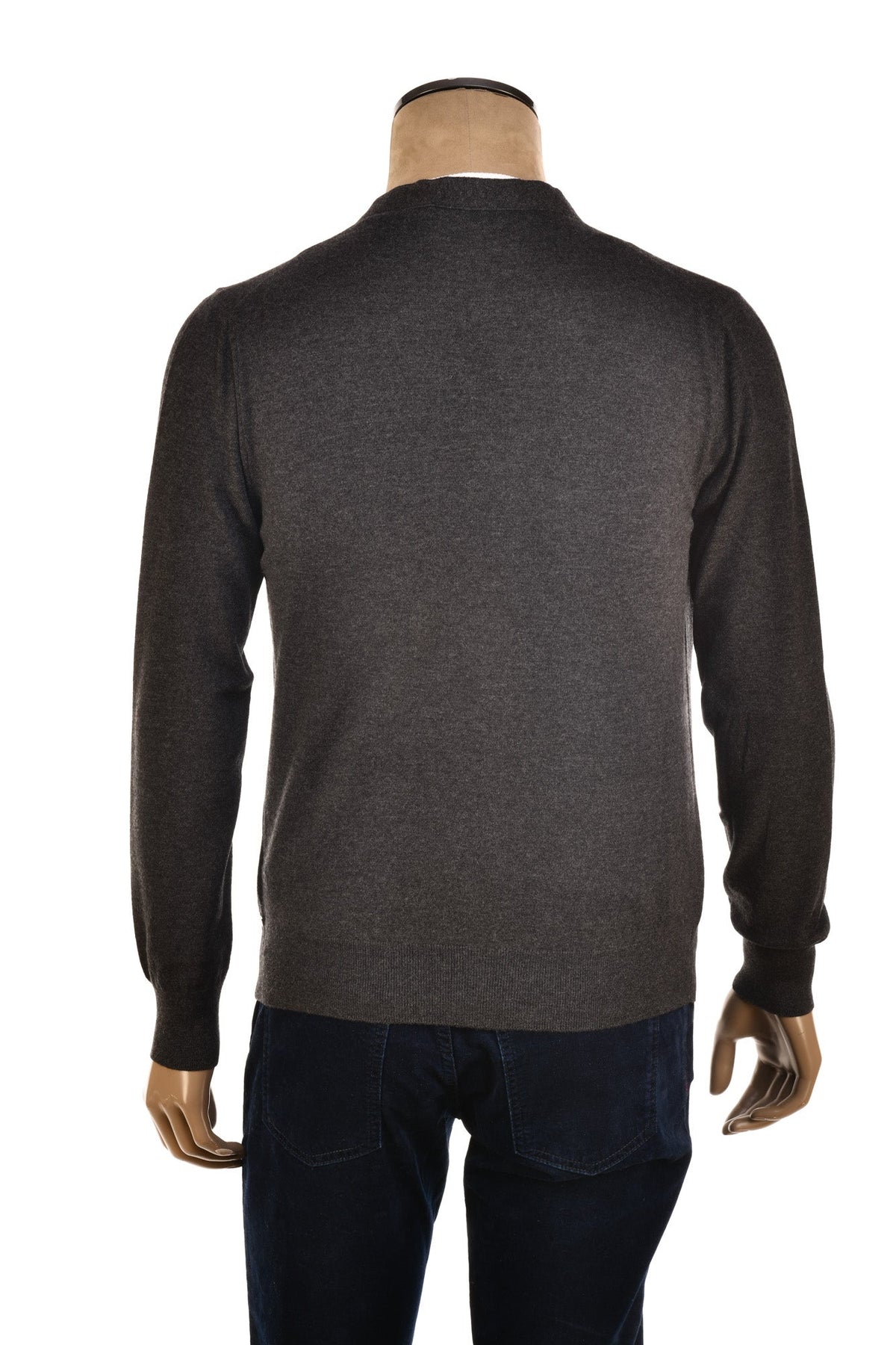 Manrico Cashmere Button Down V-Neck Cardigan