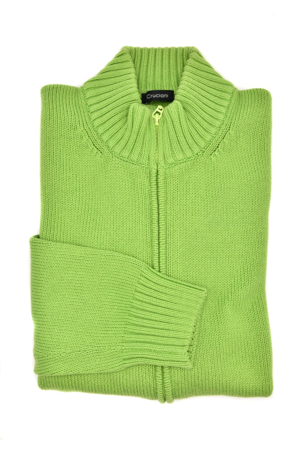 Cruciani Cotton Zip-Up Sweater