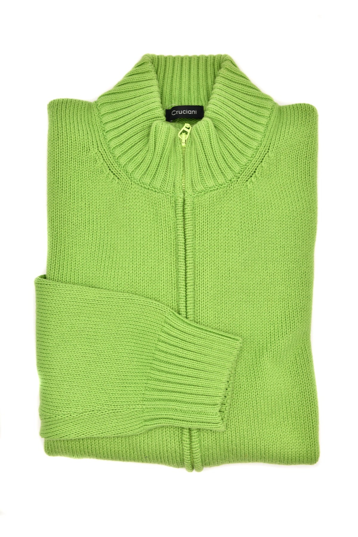 Cruciani Cotton Zip-Up Sweater