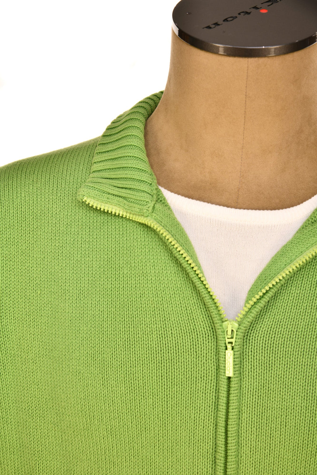 Cruciani Cotton Zip-Up Sweater