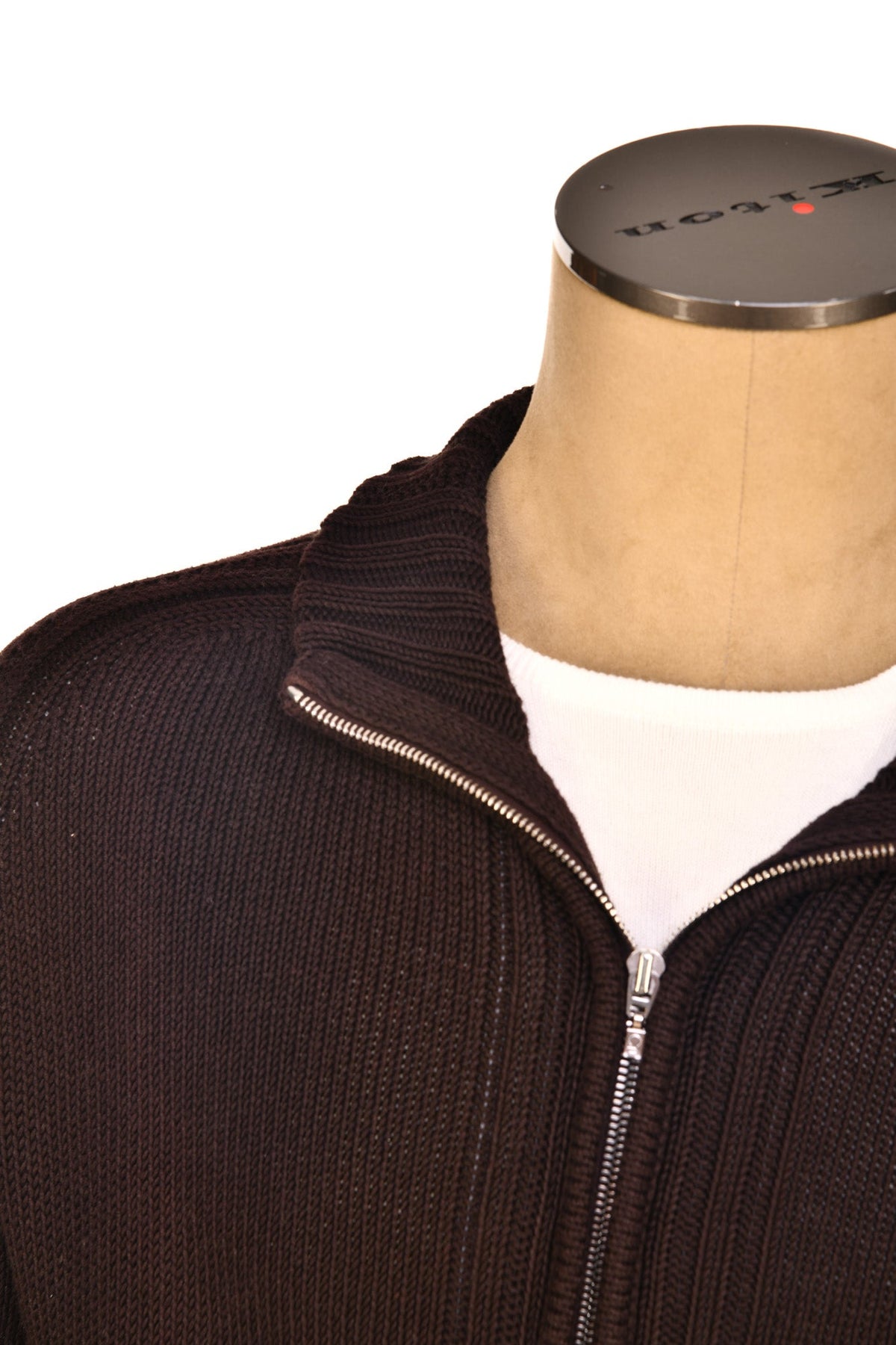 Cruciani Cotton Zip-Up Sweater