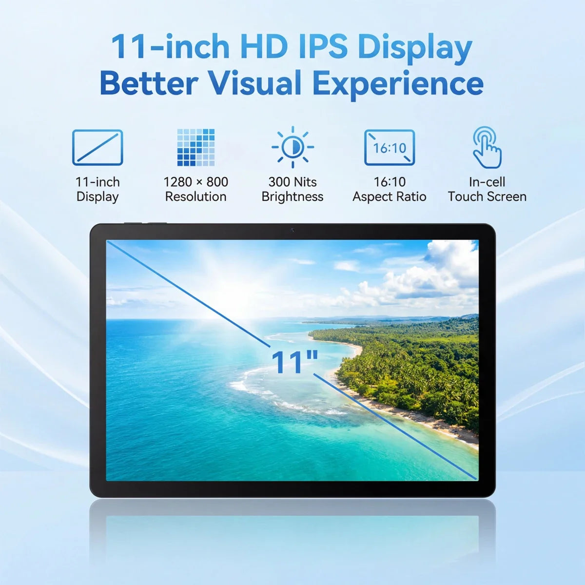 11 Inch Tablet PC K6prol A333 Processor Android 16 32gb(3+29gb) RAM