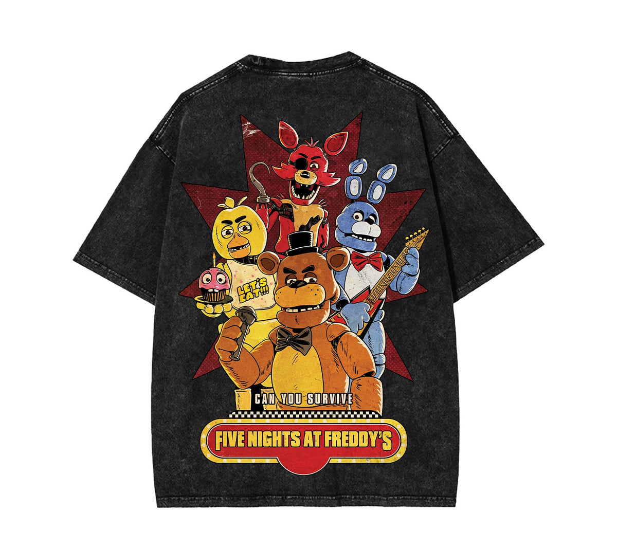 Five Nights at Freddy's Washed Graphic Tee [TPR]