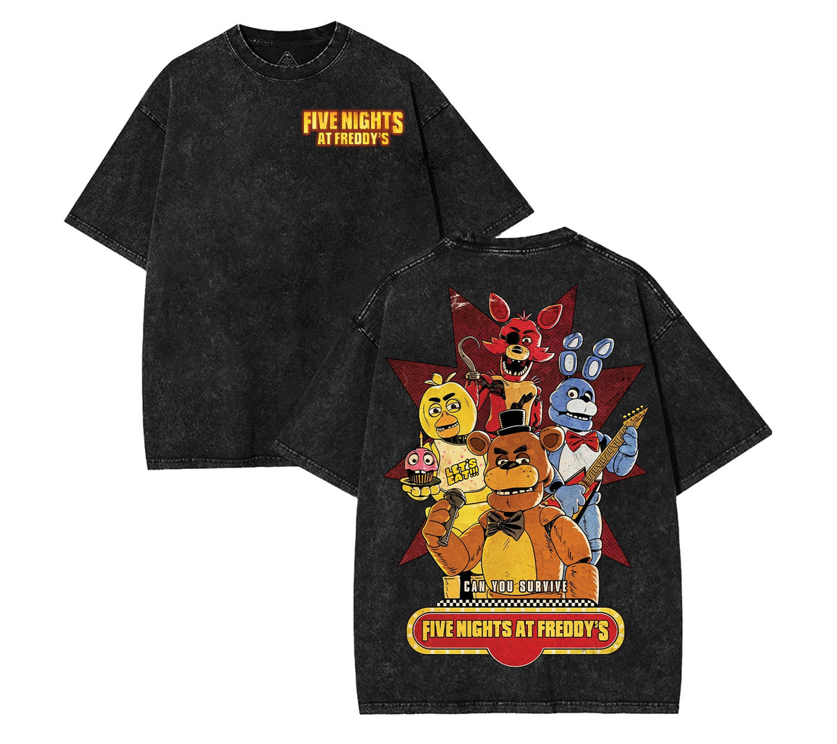Five Nights at Freddy's Washed Graphic Tee [TPR]