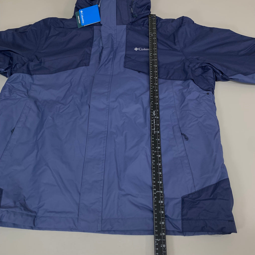 COLUMBIA Bugaboo II Fleece Interchange Jacket Men's Sz XXL Navy Blue 1800661477