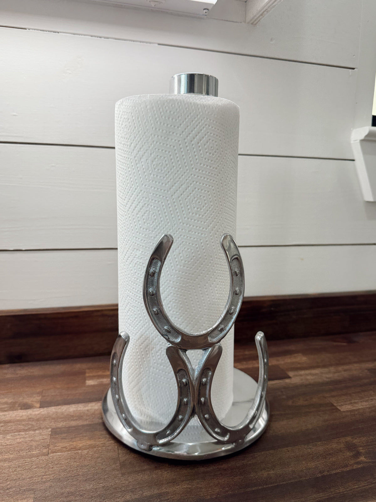 The Horseshoe Paper Towel Holder