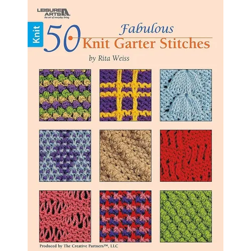 50 Fabulous Knit Garter Stitches - Paperback