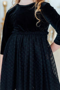 Black Velvet Tutu Dress