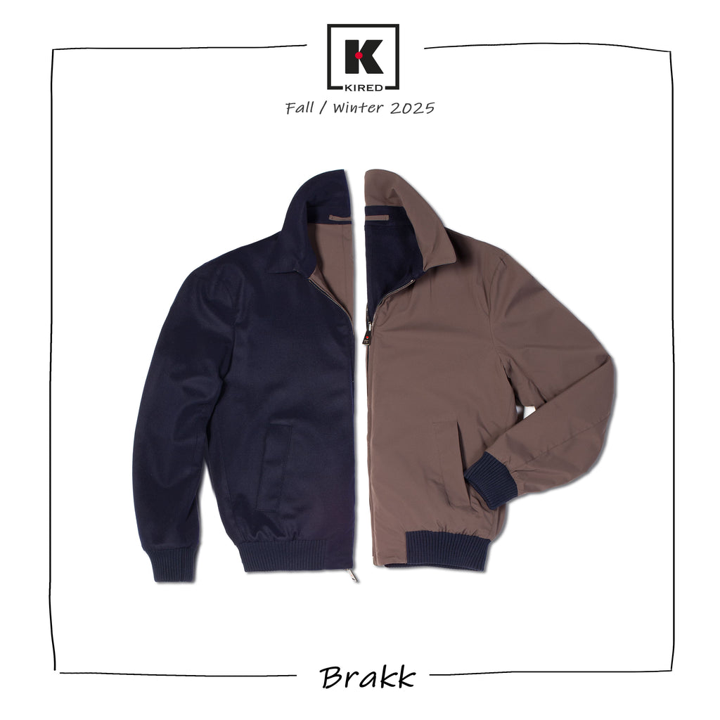 Kired by Kiton Brakk Cashmere Reversible Overcoat