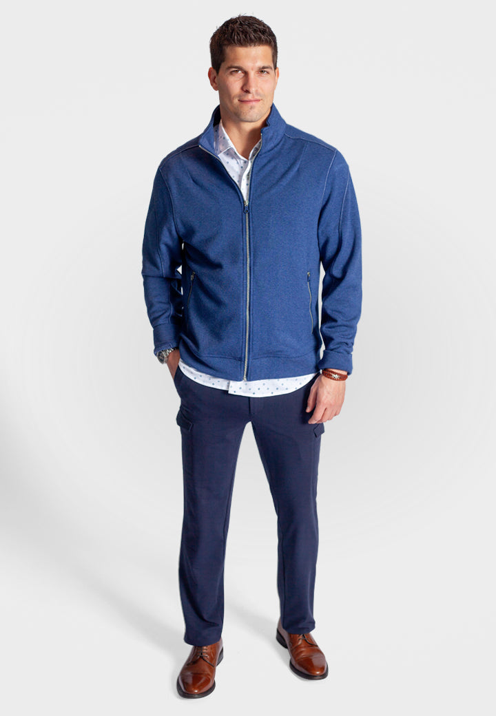 Breckenridge Full-Zip Sweatshirt - Tokyo Blue
