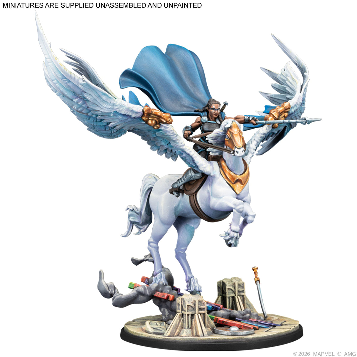 Marvel Crisis Protocol: Valkyrie on Elendil & Warriors Three