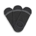 Charcoal Cotton No Show - 3 Pack