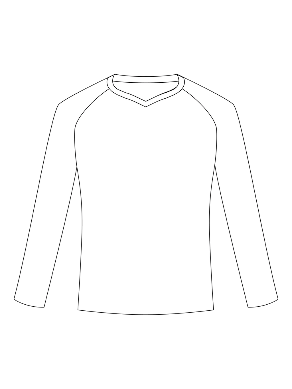 Custom V-Neck Long Sleeve Soccer Jersey