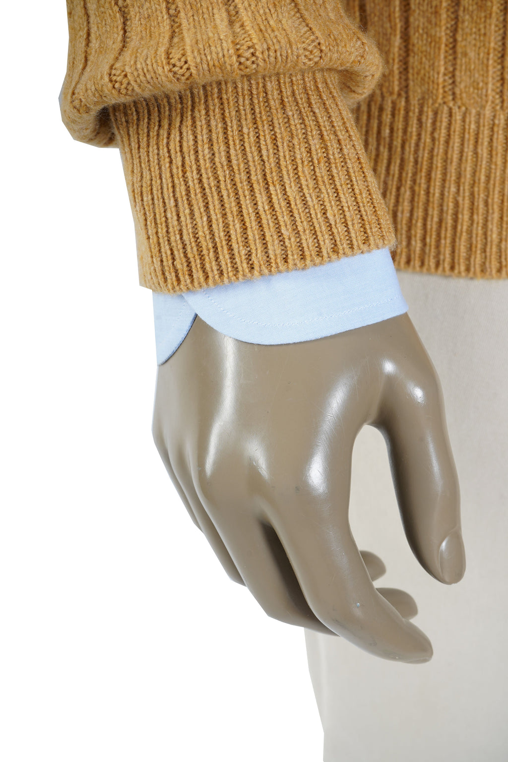 Brioni Ribbed Knit Cashmere Crewneck Sweater