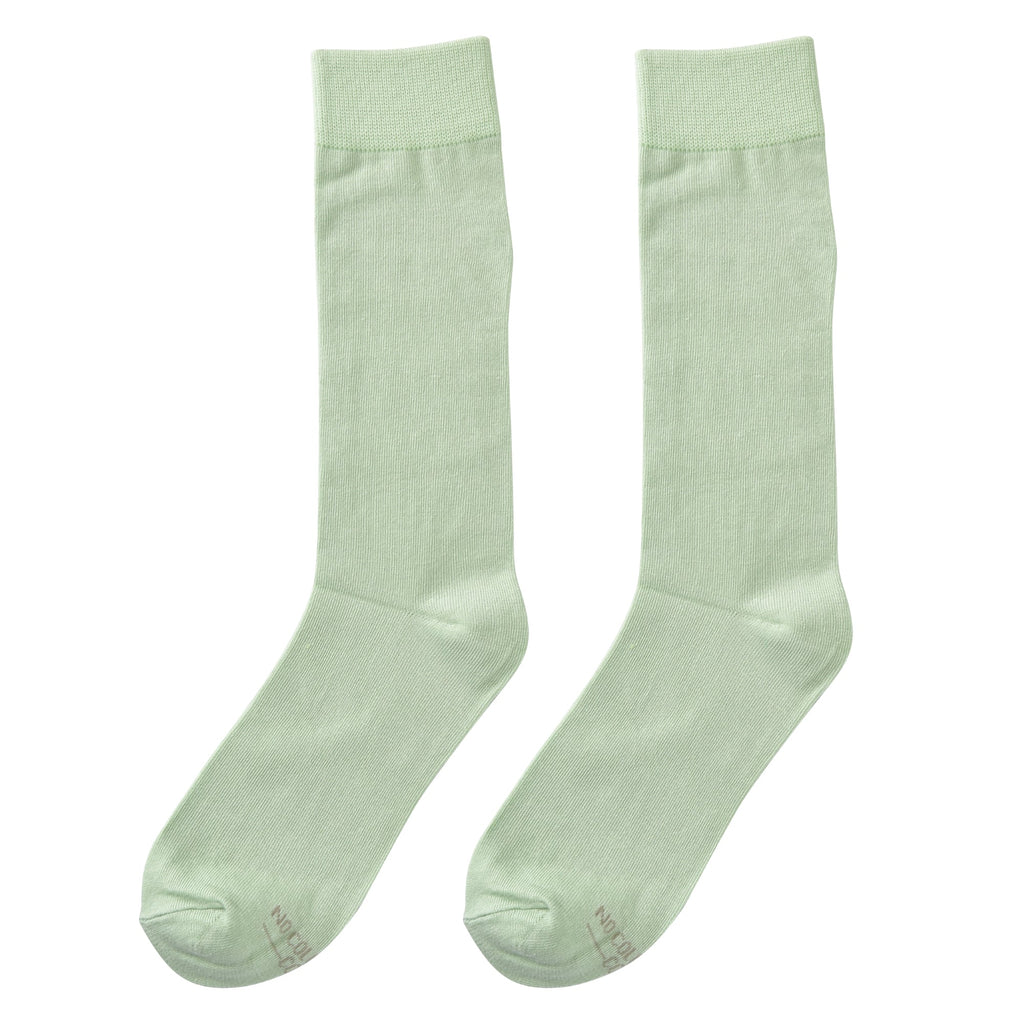 Solid Dusty Sage Green Socks