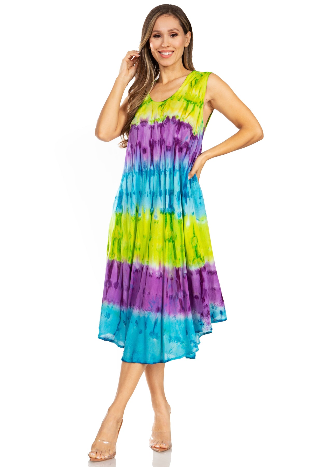 Sakkas Desert Sun Caftan Dress / Cover Up