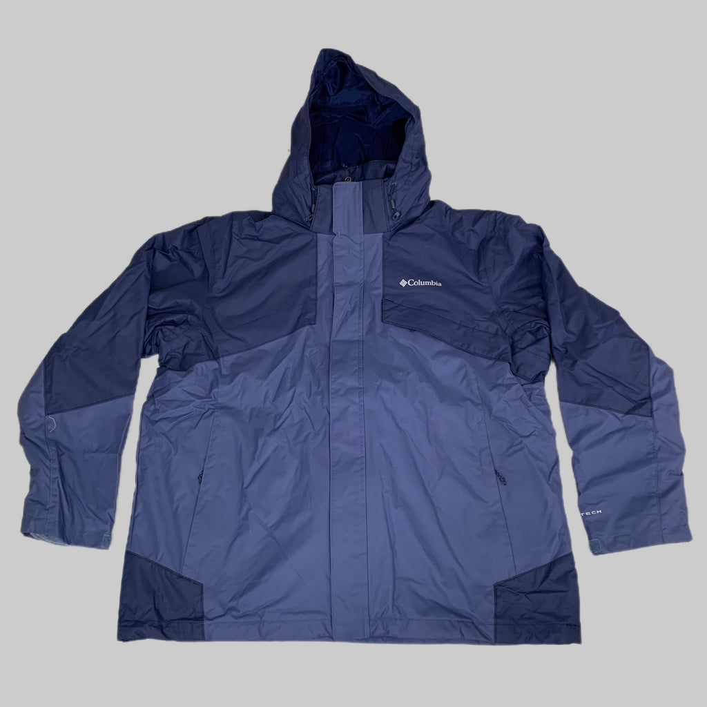COLUMBIA Bugaboo II Fleece Interchange Jacket Men's Sz XXL Navy Blue 1800661477
