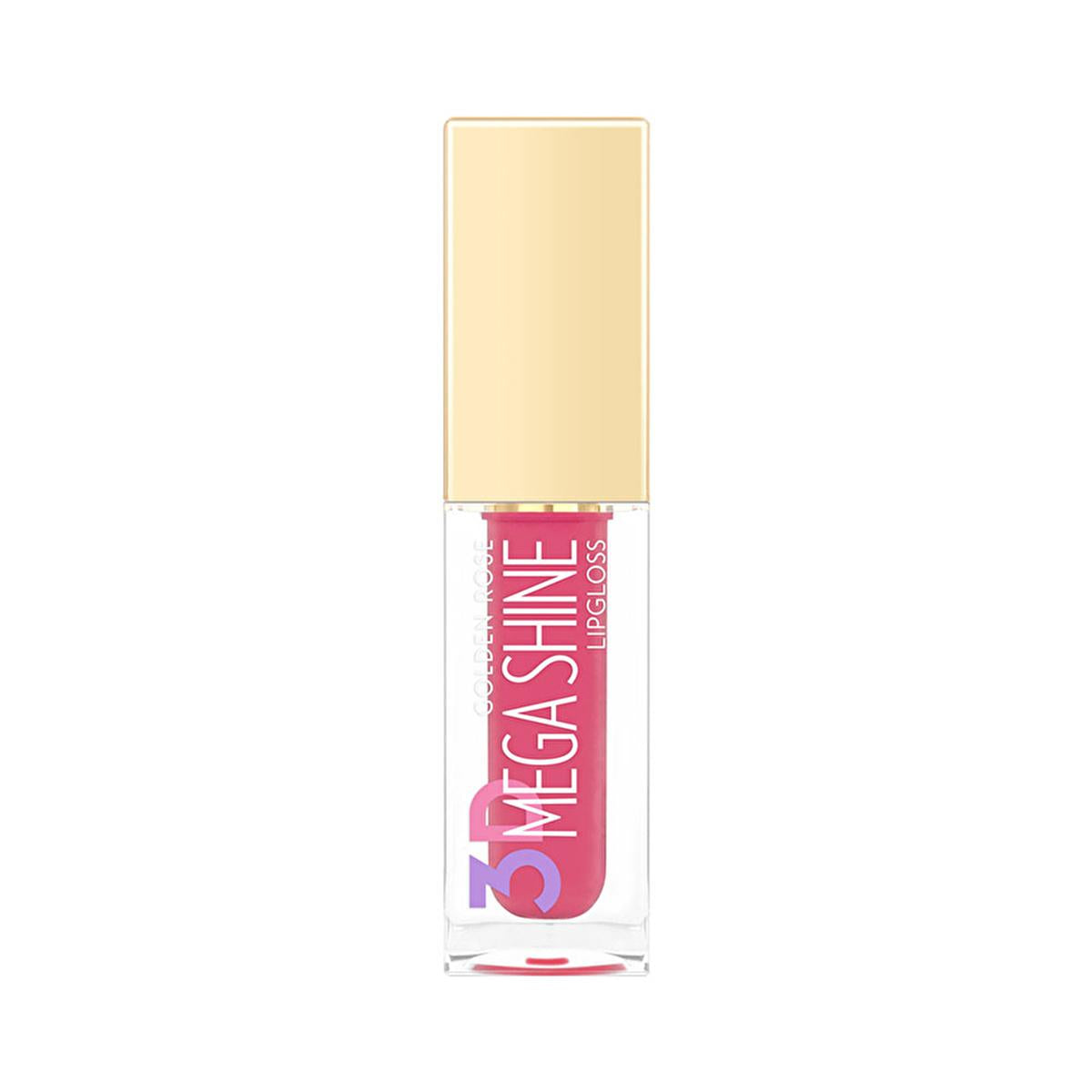 Golden Rose 3D Mega Shine Lip Gloss - Moisturizing, Ultra-Shiny Finish, Various Colors
