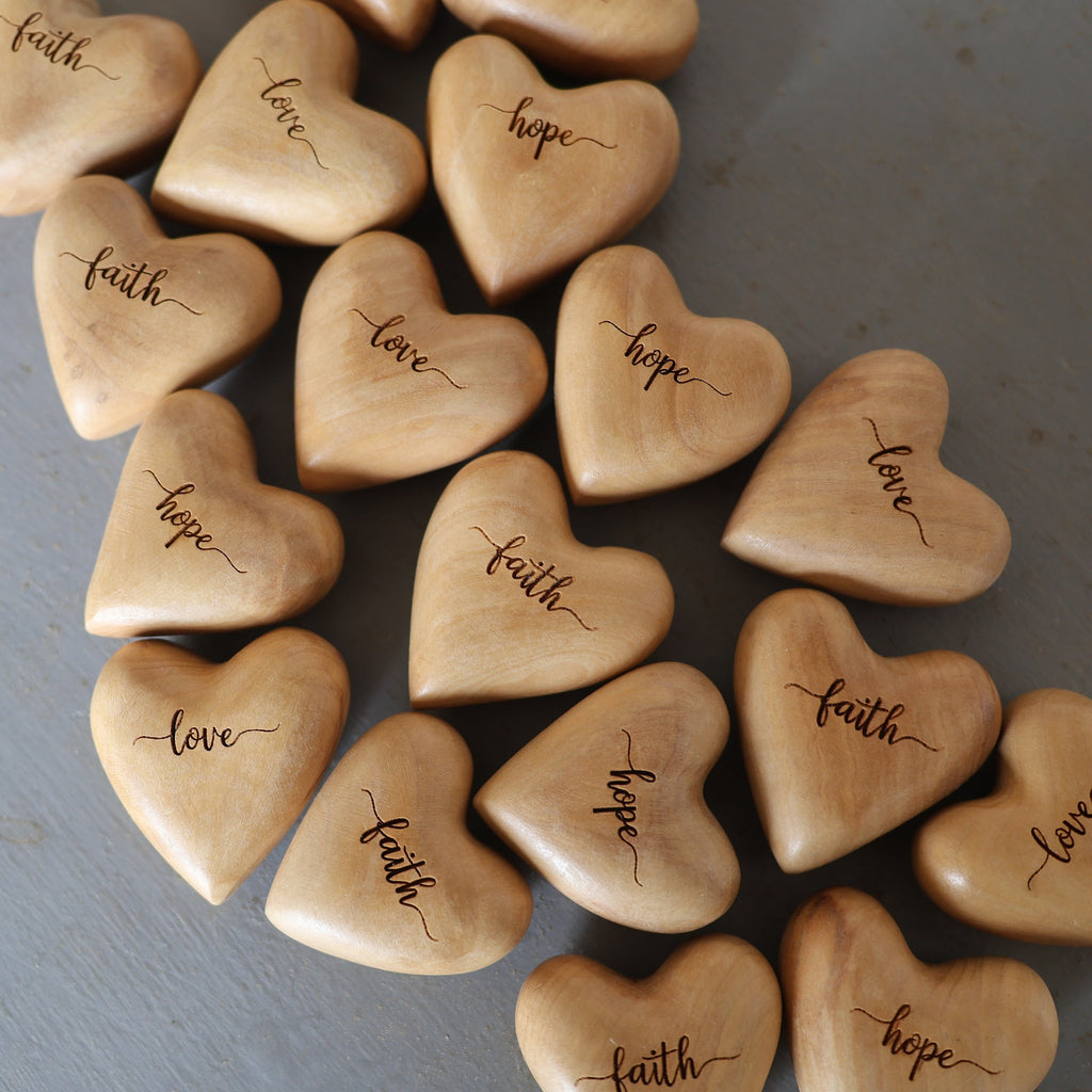 Engraved Hearts From The Holy Land