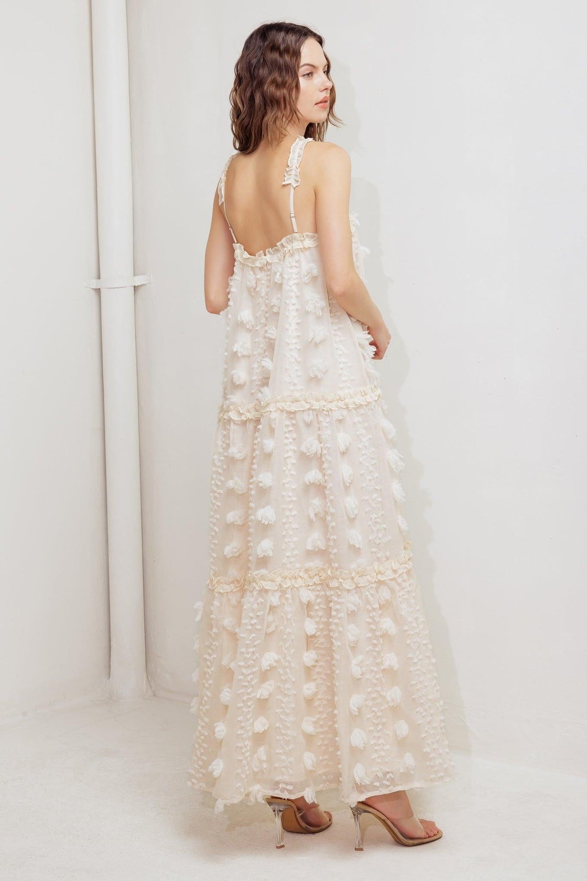 CLOUD NINE GOWN WOVEN ANKLE DRESS
