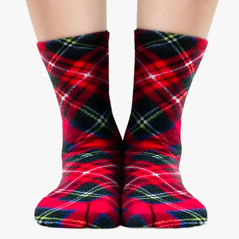 Polar Feet Fleece Tabi Socks - Highlander