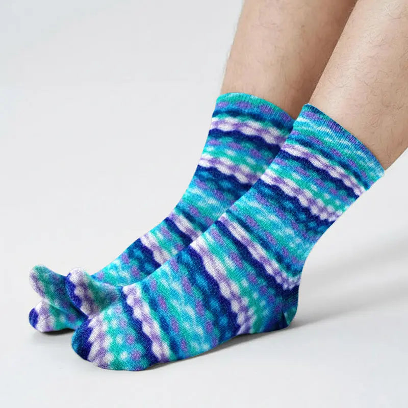 Polar Feet Fleece Tabi Socks - Ripple