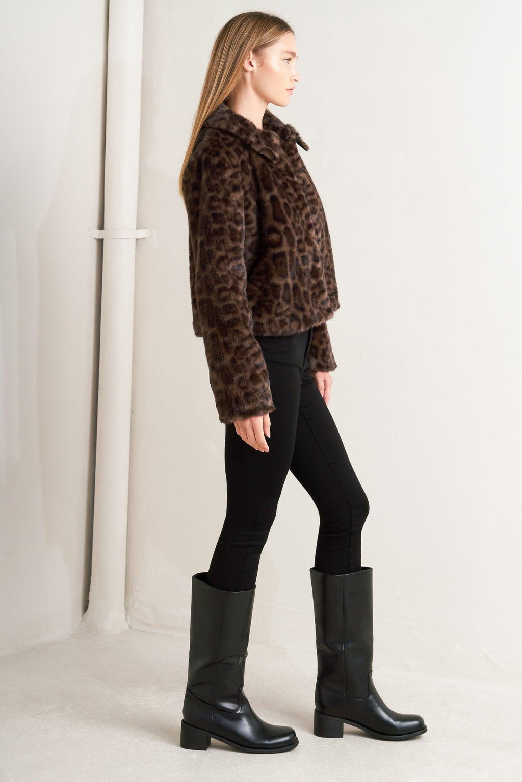 WILD FAME FAUX LEATHER JACKET