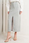 LOVELY BY NATURE KNIT MIDI SKIRT