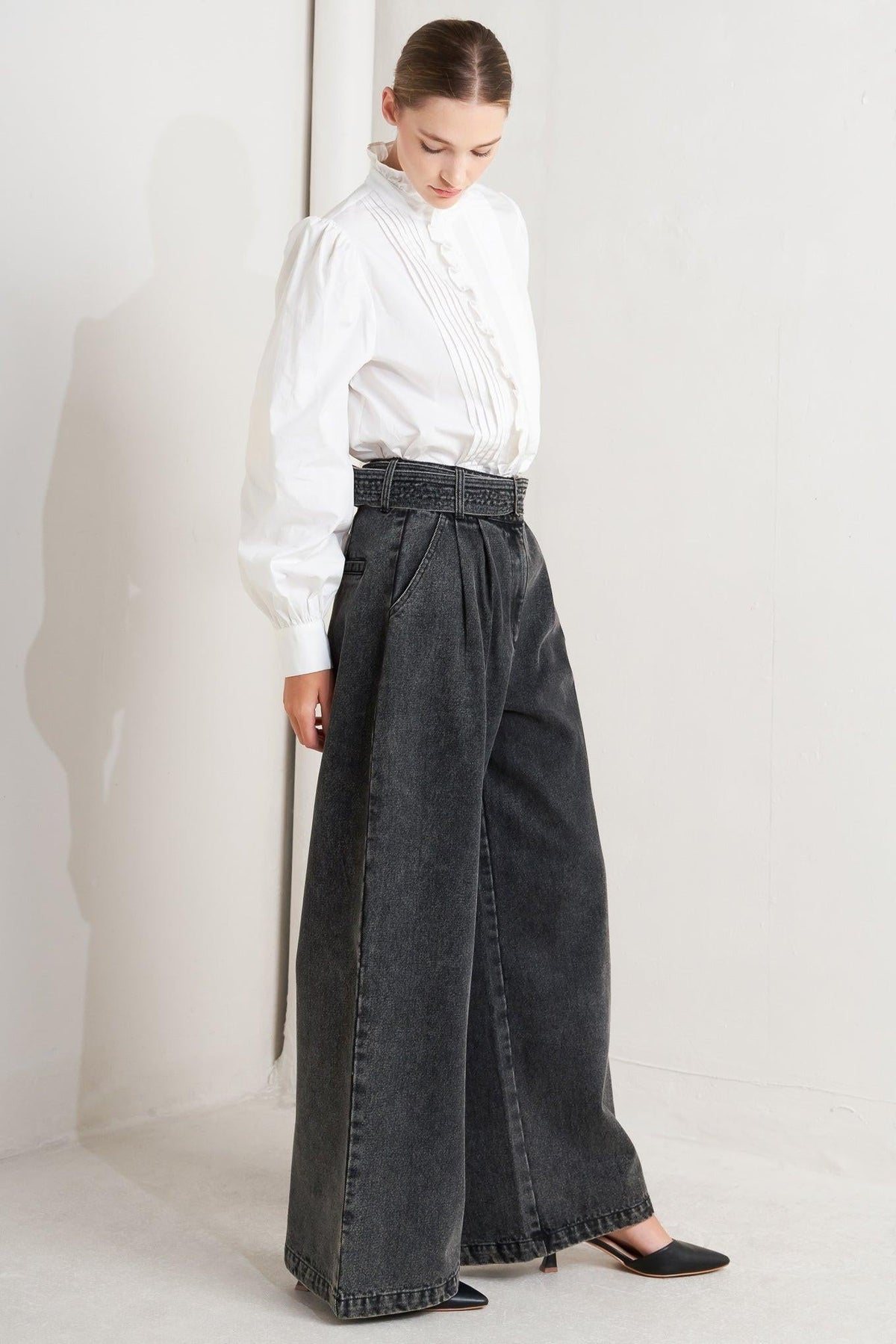 THINK OF ME DENIM PANTS